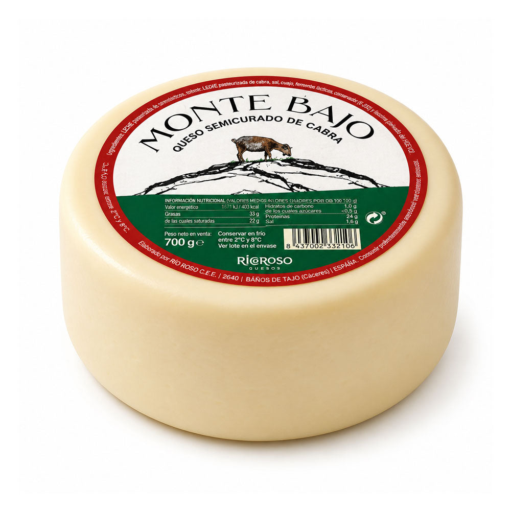 Queso Montebajo | Semicurado de Cabra 100%